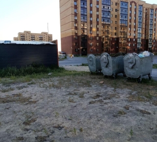 Неправильное размещение мусорных баков